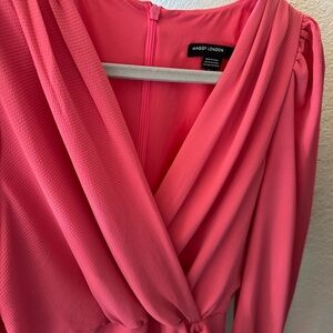 Maggy London Vibrant Pink Dress